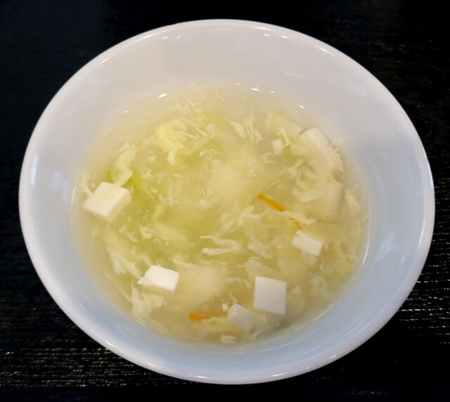 タンパク質たっぷり「えのきと豆腐の餡かけ中華スープ」