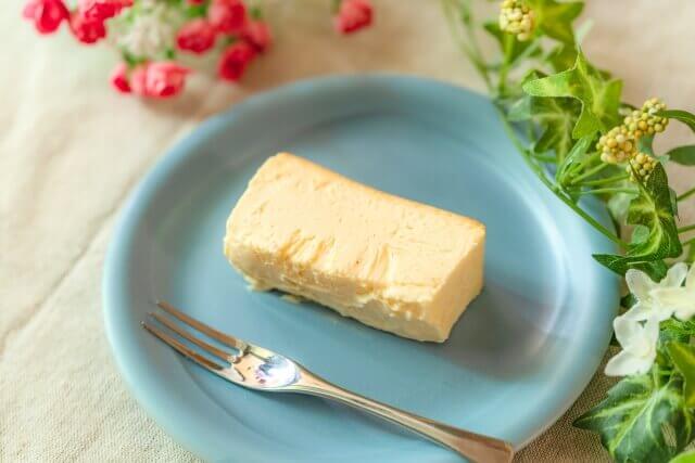 レンジで簡単！豆腐の低糖質チーズケーキ